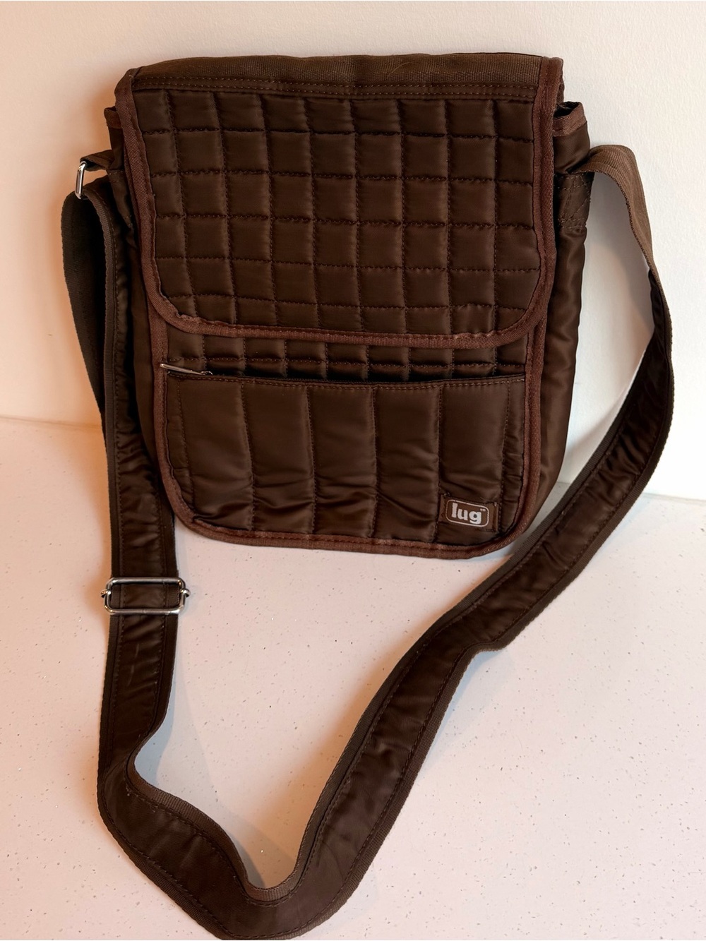 Lug Moped Day Pack / Quilted Crossbody Messenger Bag
